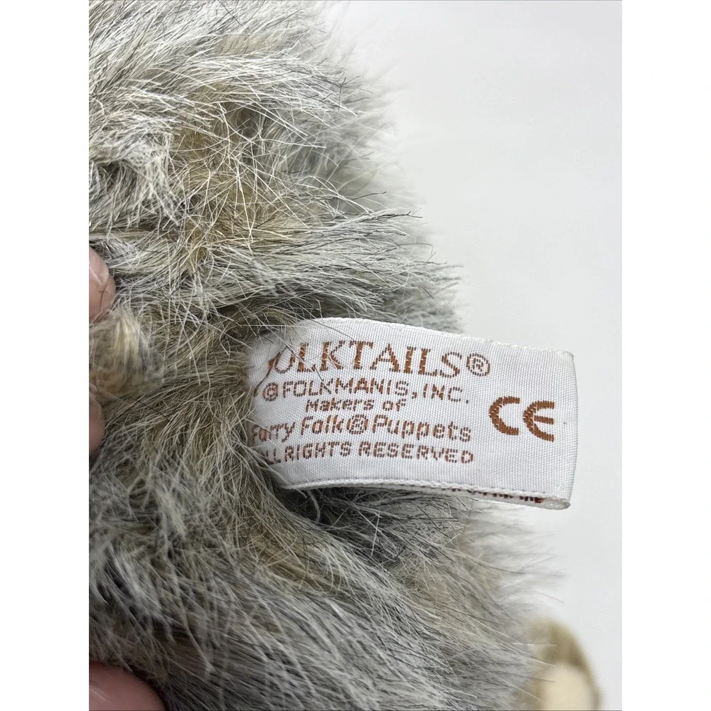 Folkmanis Folktails Coyote Hand Puppet‎ Full Body Plush 16